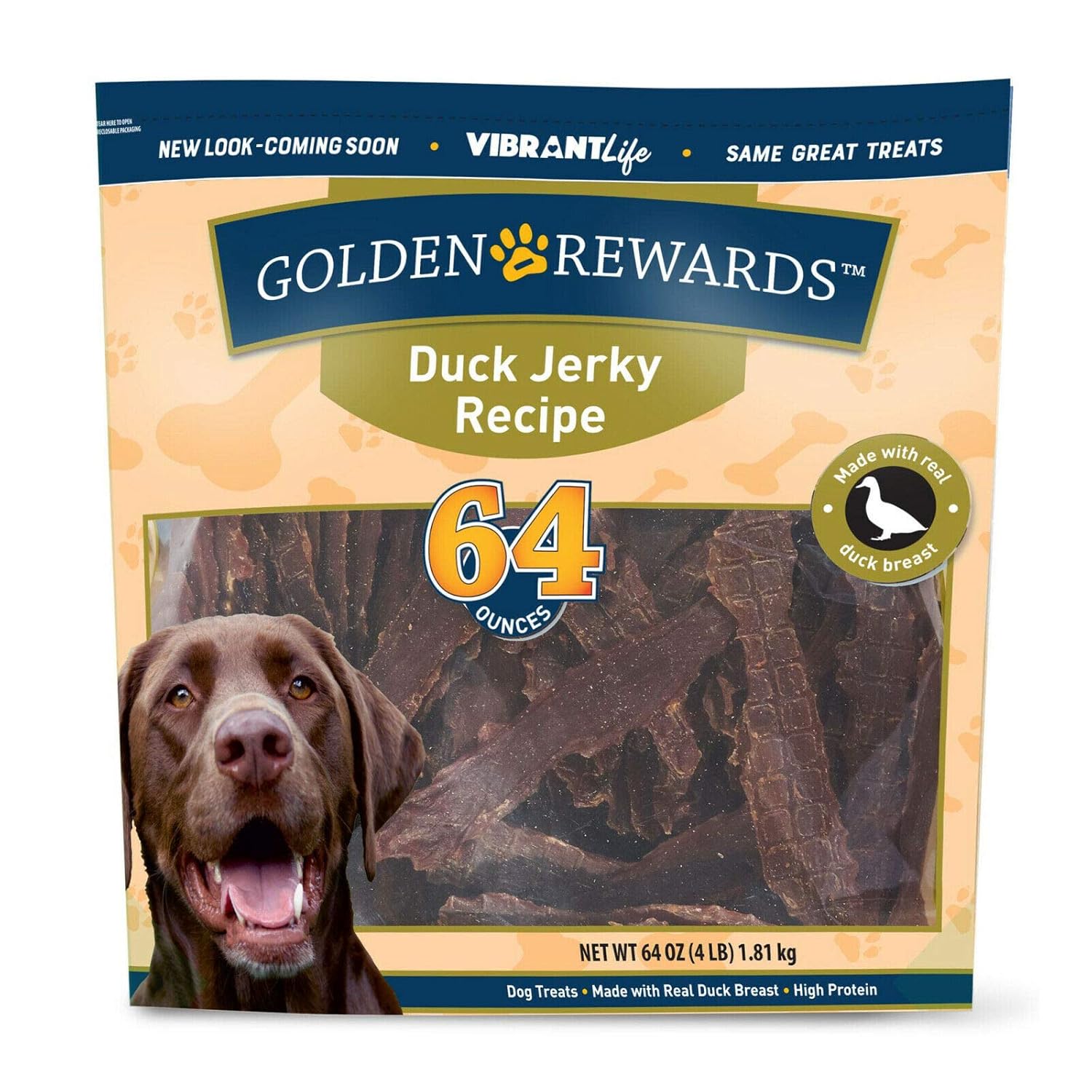 Golden Rewards Duck Jerky Recipe 64 oz (1 Bag)